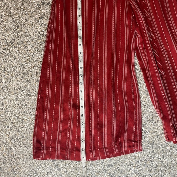 RED STRIPED JUMPSUIT - Picture 7 of 8